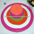 Straw beach hat for ladies cap